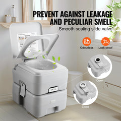VEVOR 3.2 gal flush tank enables efficient rinsing.