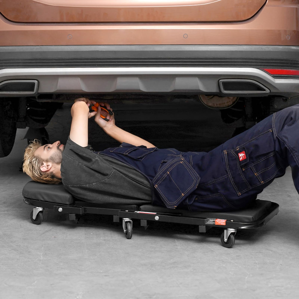 VEVOR Foldable Z Garage Creeper seat-to-creeper switch for convenience