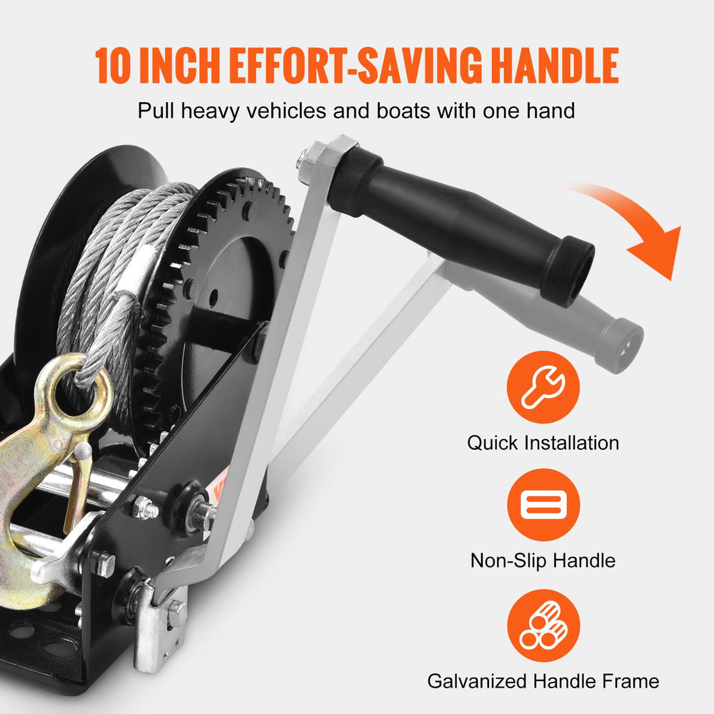 VEVOR heavy duty frame stands up to tough outdoor conditions.