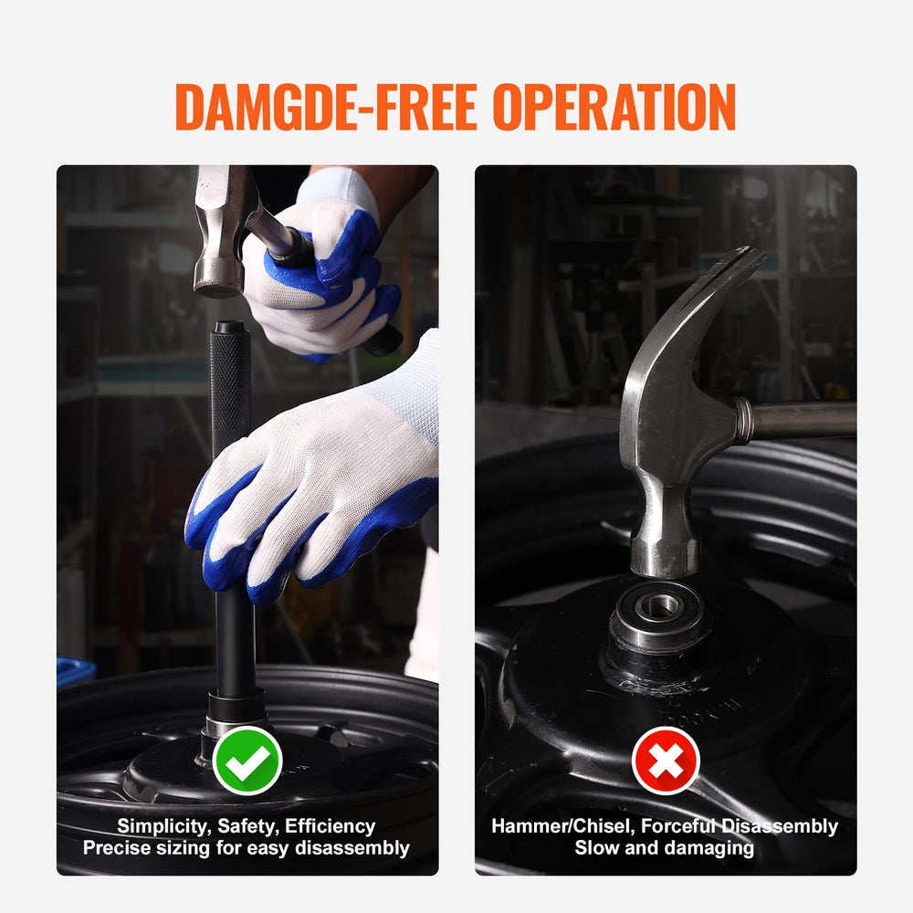 VEVOR handle-extension head helps alignment and reduces bearing damage during use
