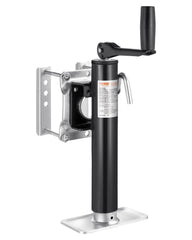 VEVOR heavy-duty trailer jack in stowed position for storage and transport