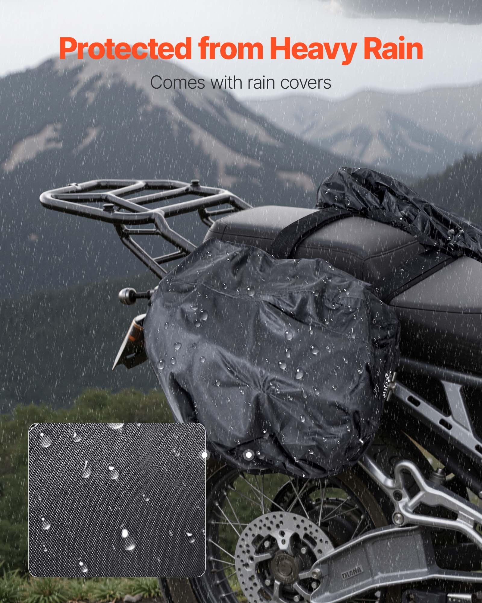 VEVOR high-density nylon construction for splash resistance and durability
