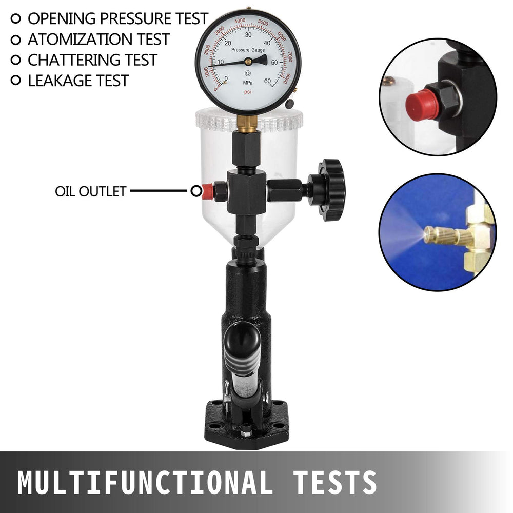 VEVOR high-pressure pipes and delivery valve for robust testing connections