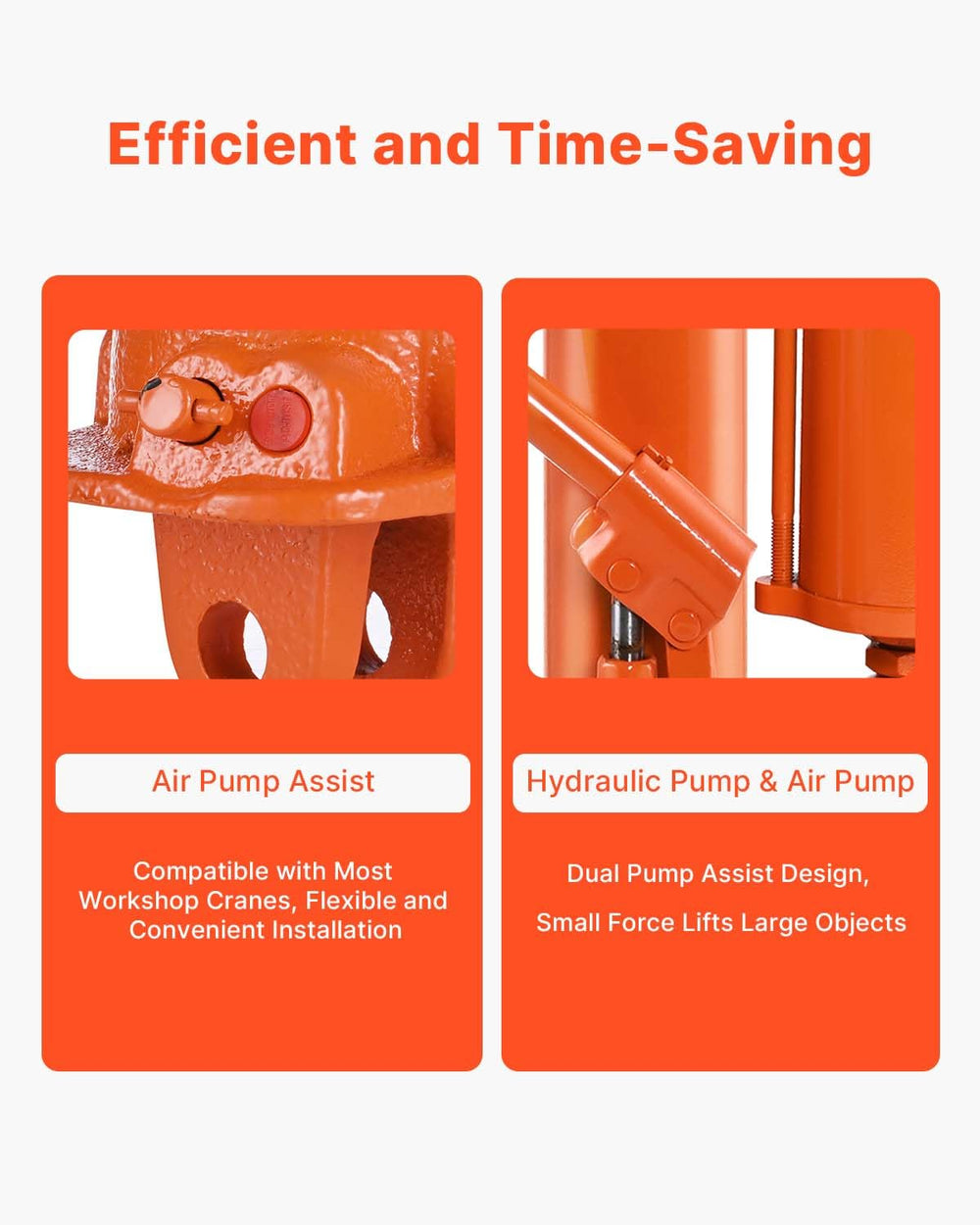 VEVOR high-strength steel construction ensures durability