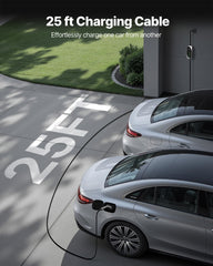VEVOR Level 1&2 EV Charger adjustable current dial for tailored power.