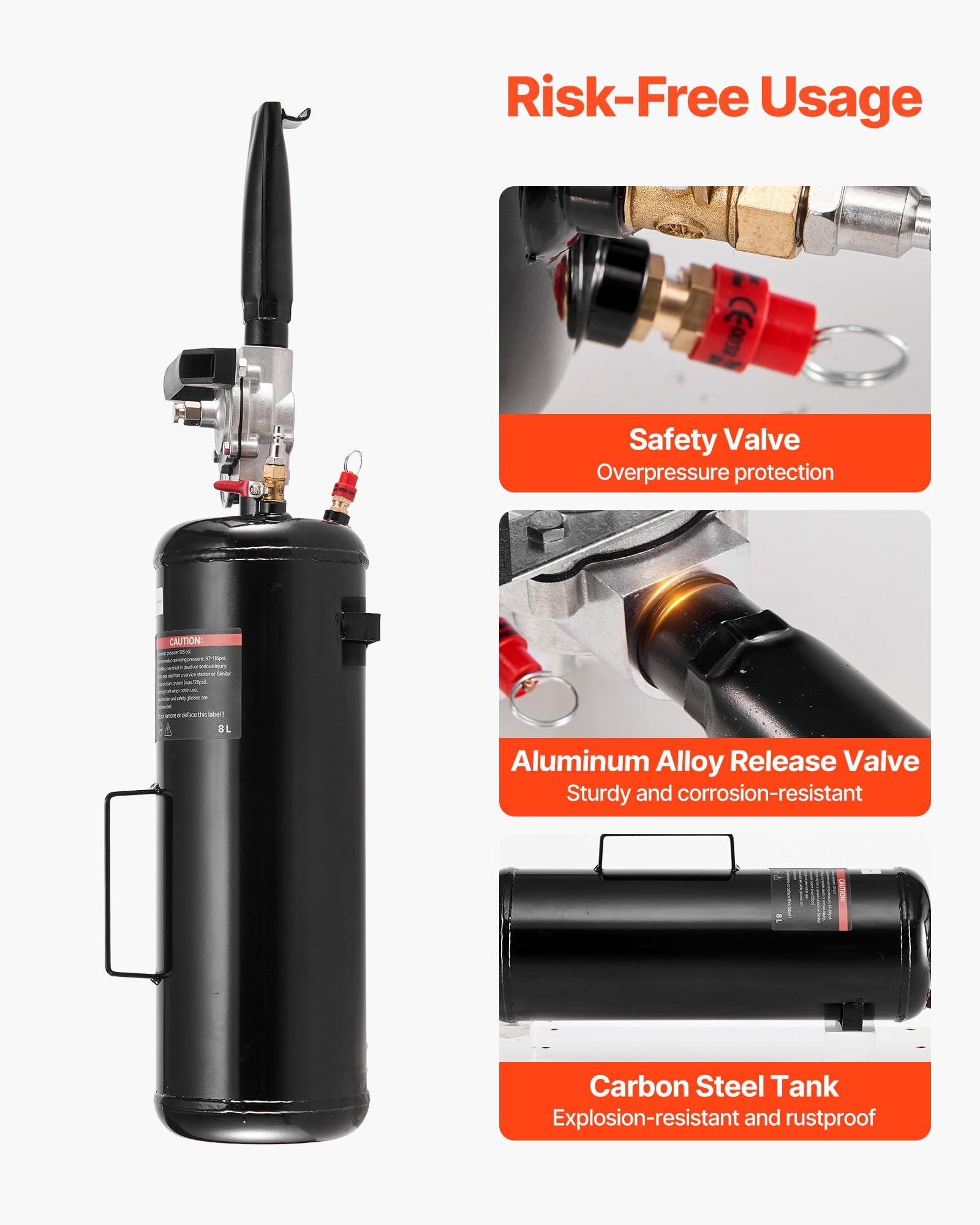 VEVOR lightweight and portable unit easy to carry and store