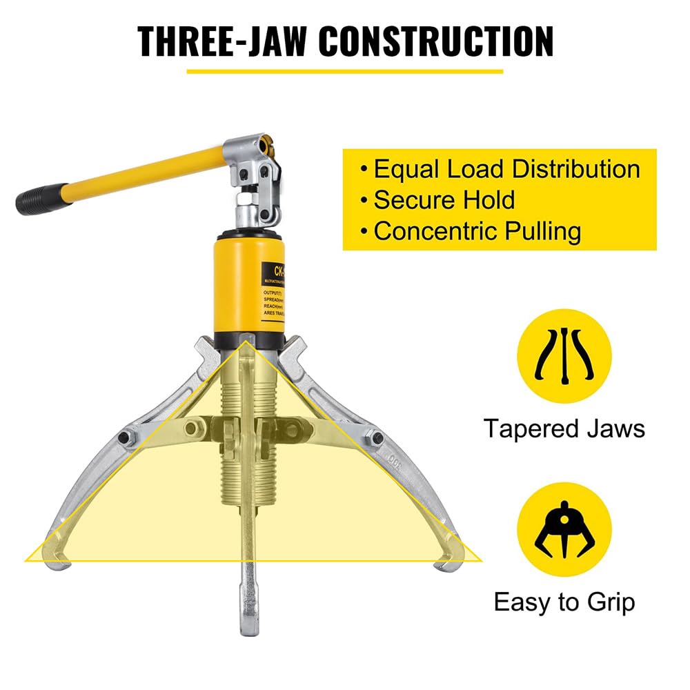 VEVOR maximum reach of 7 inches for tight spaces.