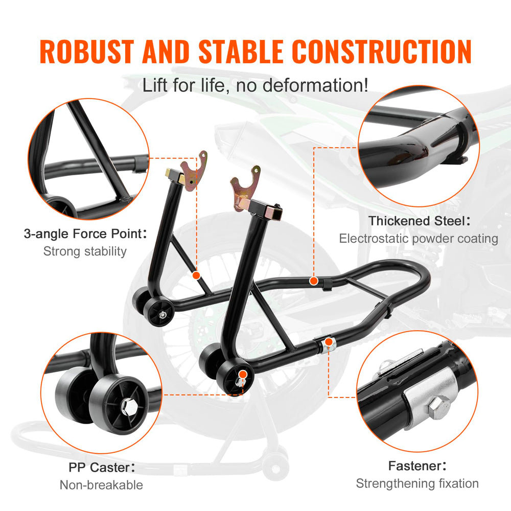VEVOR assembly guide image demonstrating quick setup