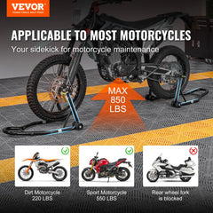 VEVOR front fork stand adjustable head set on a motorcycle