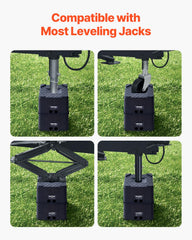 VEVOR non-slip PP material keeps the jack securely in place