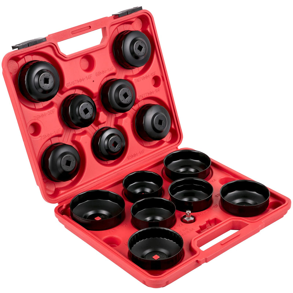 VEVOR oil filter socket 90mm 15F handles larger cap removals confidently.