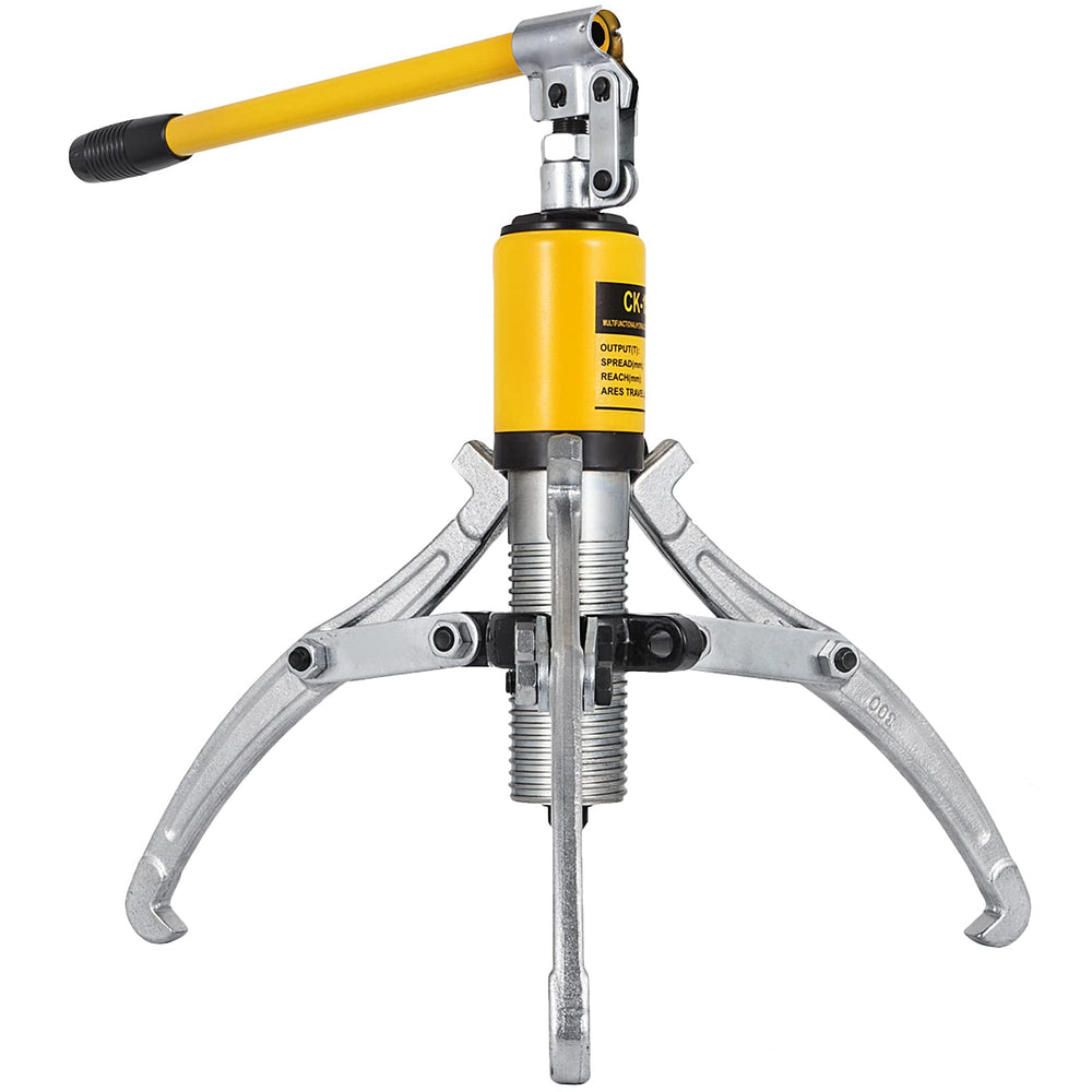 VEVOR portable hydraulic puller, compact design for on-site use.