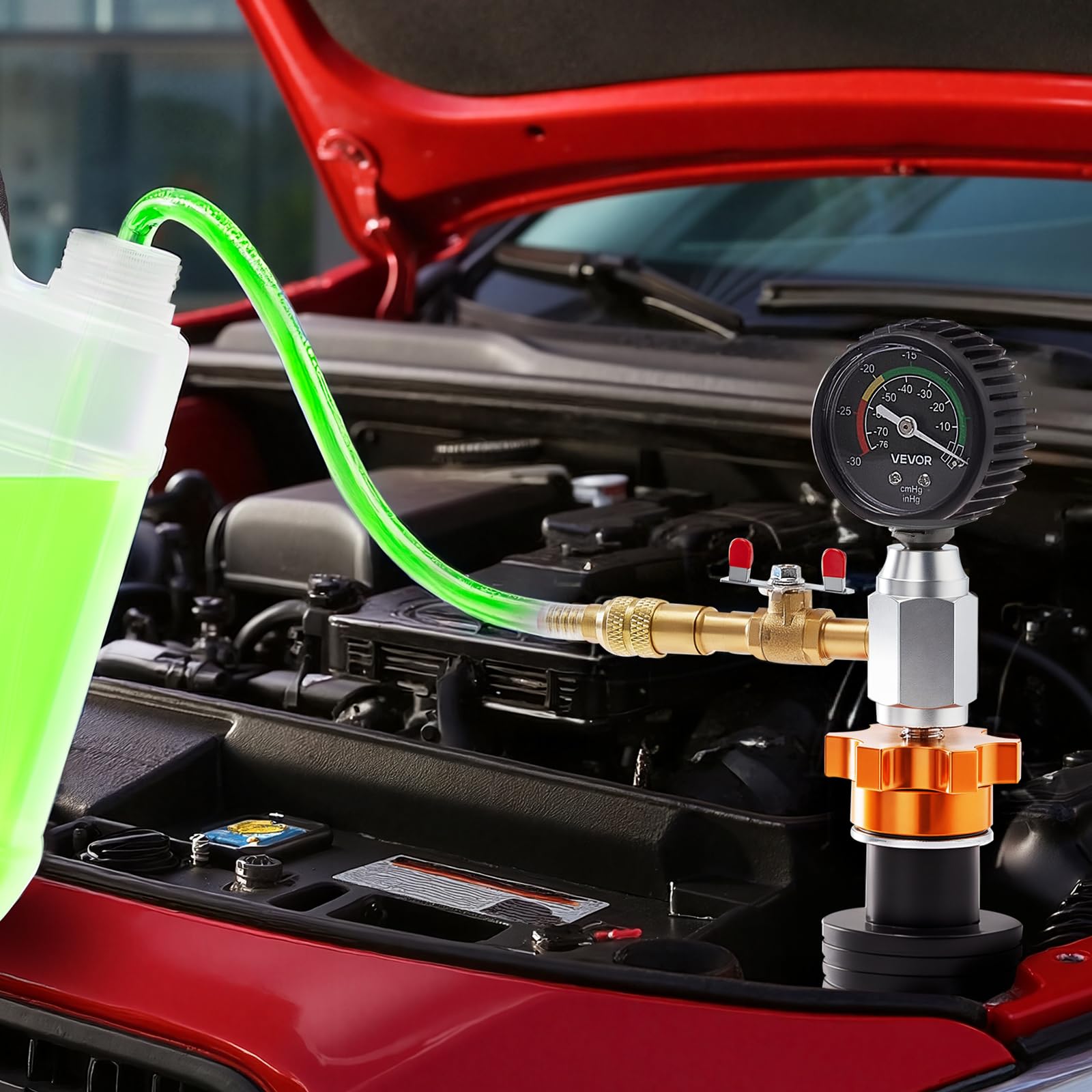 VEVOR Radiator Vacuum Refill Kit durable aluminum construction for longevity