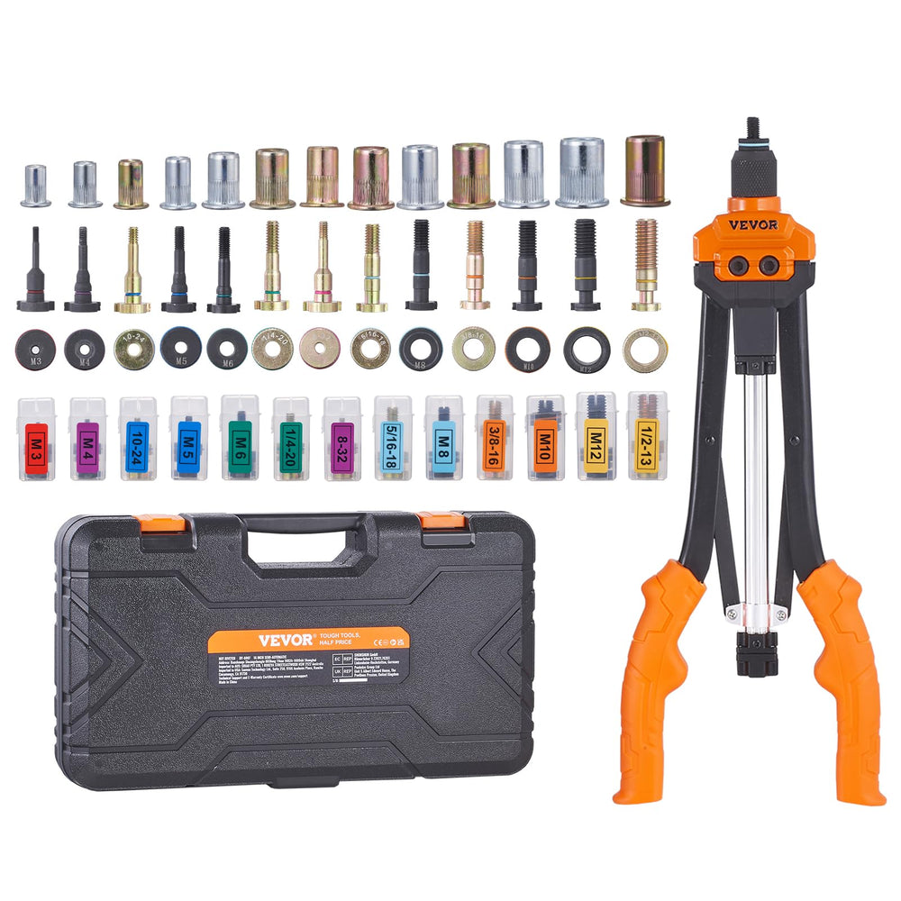 VEVOR Rivet Nut Tool 16-inch for fast riveting and de-riveting in automotive and metalwork.