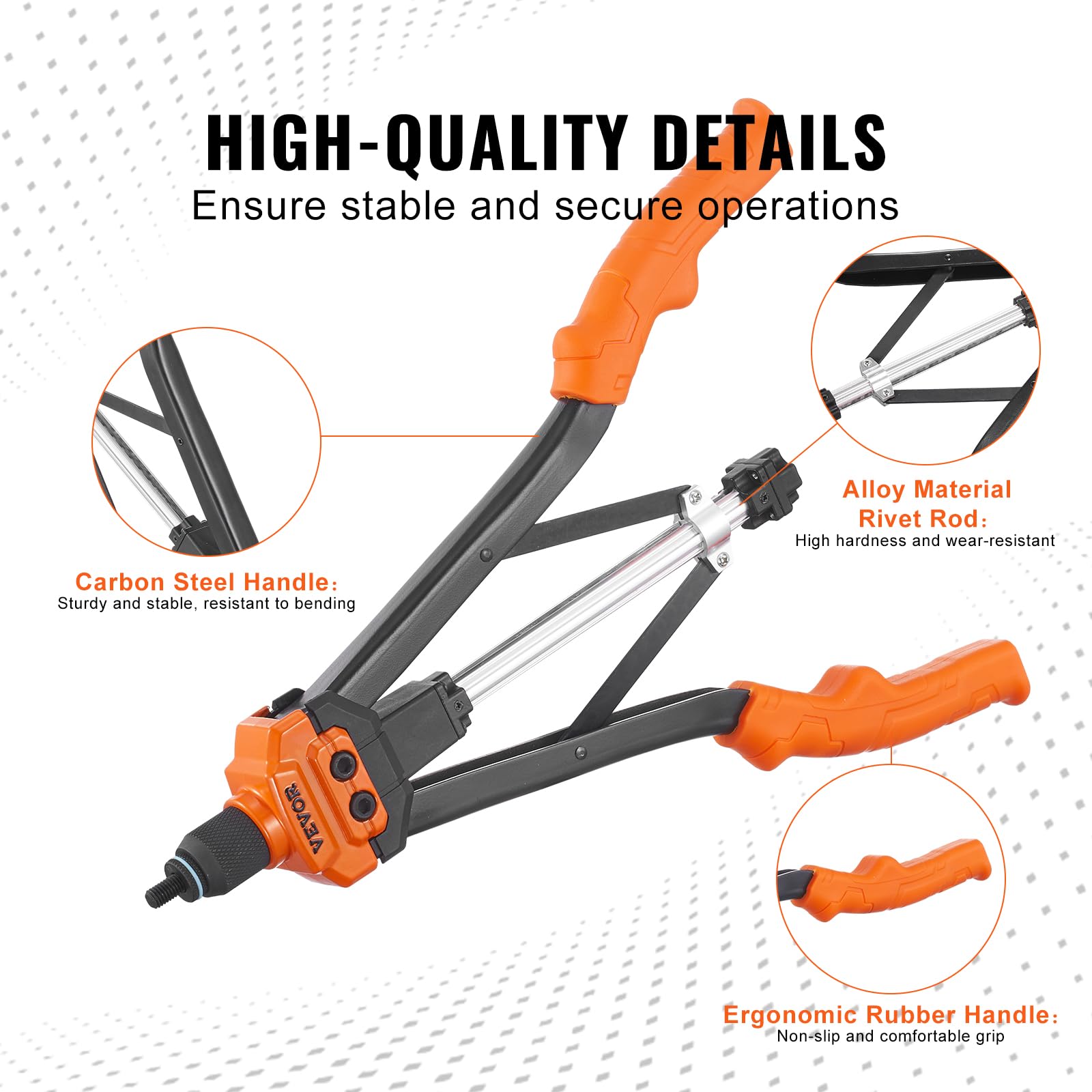 VEVOR 186-piece rivet nuts set enables broad size compatibility across projects.