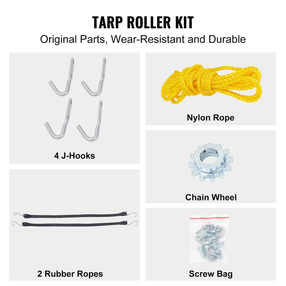 VEVOR rust-resistant fasteners ensure durable, low-maintenance hardware.