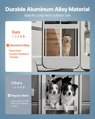 VEVOR RV screen door protector with easy installation and quick setup.