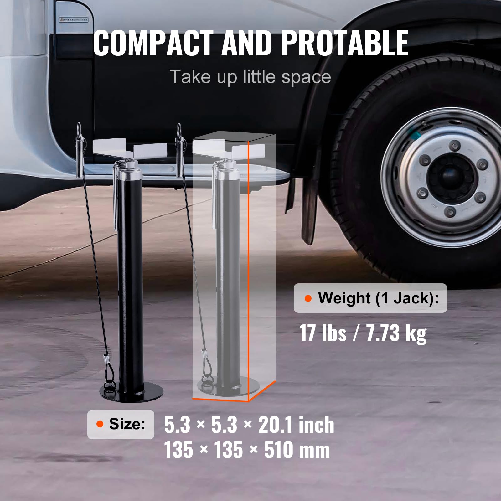 VEVOR galvanized screw handles endure impact and abrasion