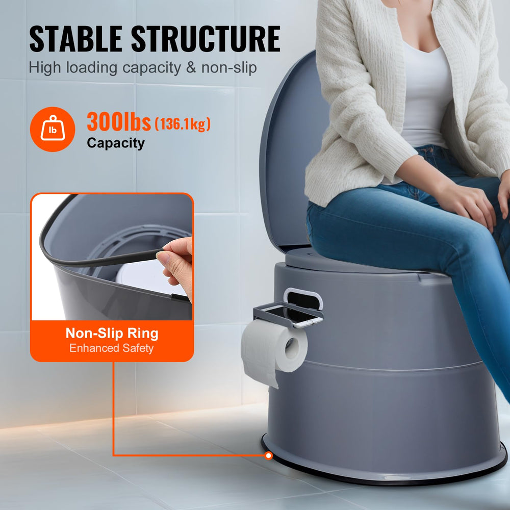 VEVOR RV Toilet odor-sealing lids help keep air fresh between uses