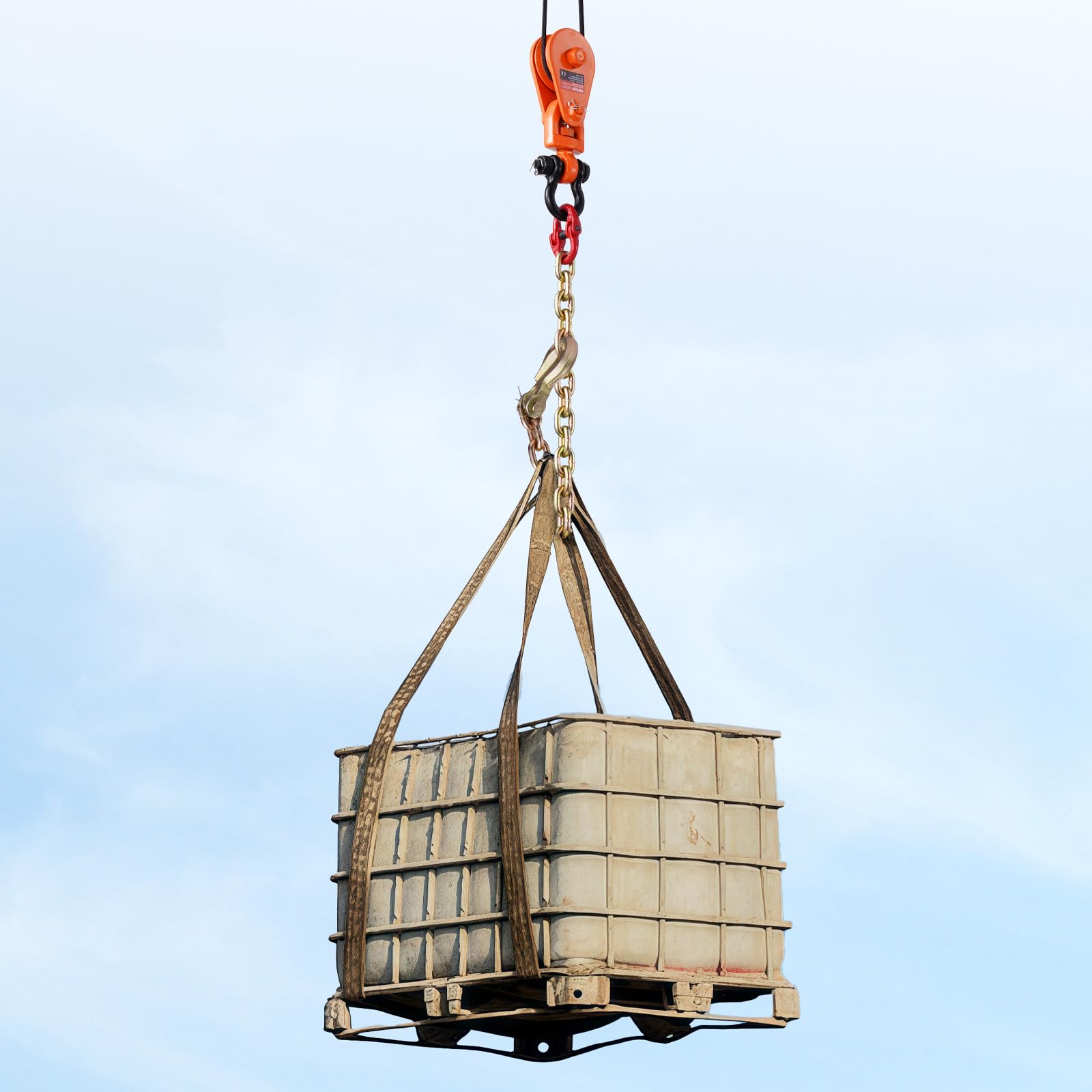 VEVOR side panel provides easy rope threading for one person