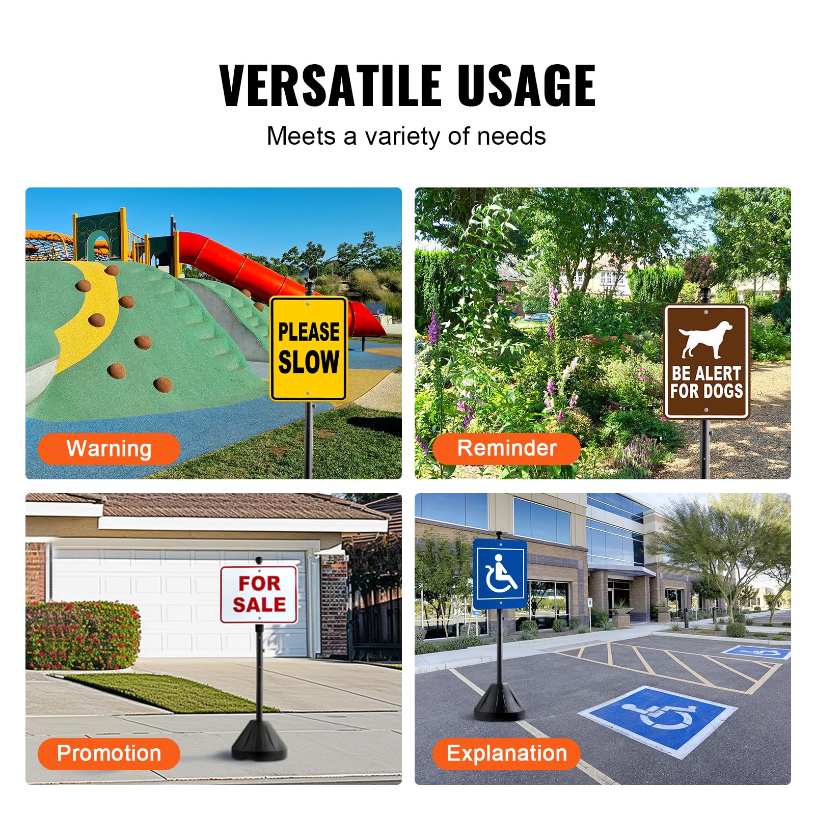 VEVOR ideal for parking lots and gardens