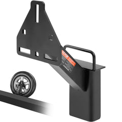 VEVOR spare tire carrier front view, rugged mount for versatile wheel sizes.