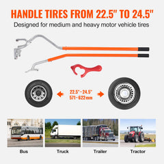 VEVOR bead holder protecting rims during tire demounting.