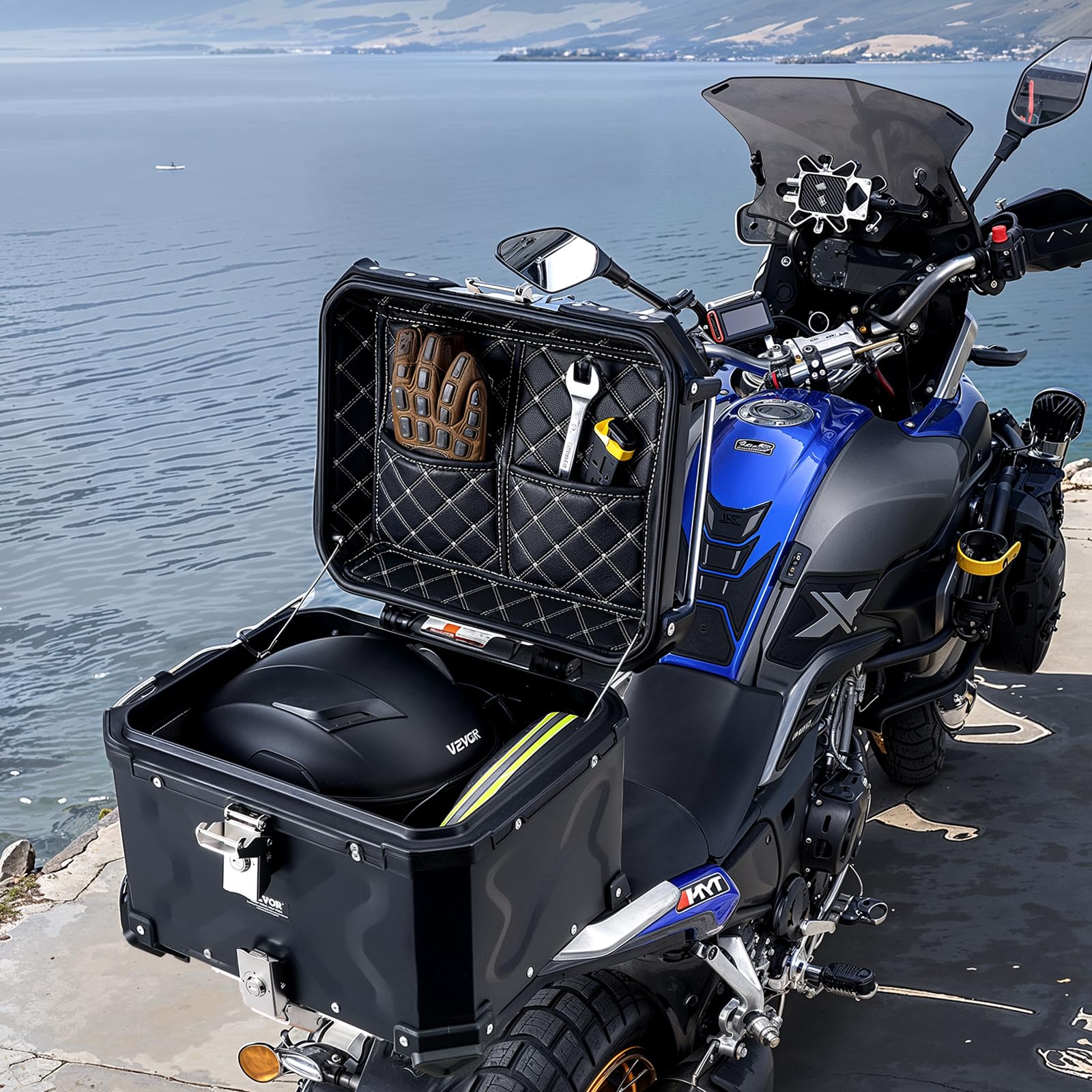 VEVOR back cushion provides lumbar support for rider comfort