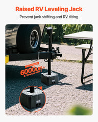 VEVOR jack block for round and square legs ensures universal compatibility.