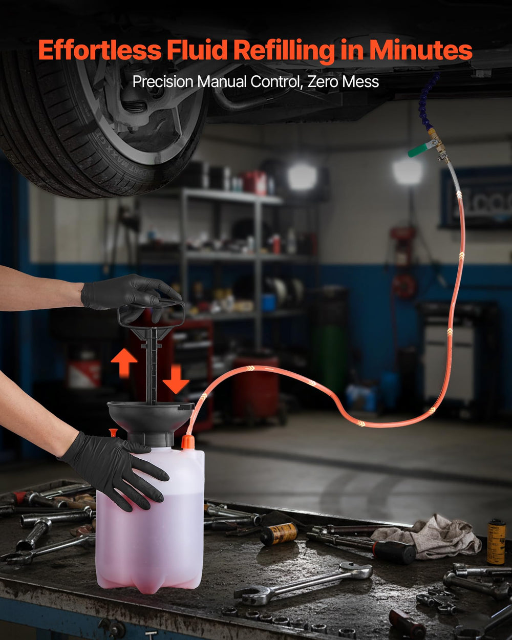 VEVOR pump internal seals prevent leaks during fluid transfers