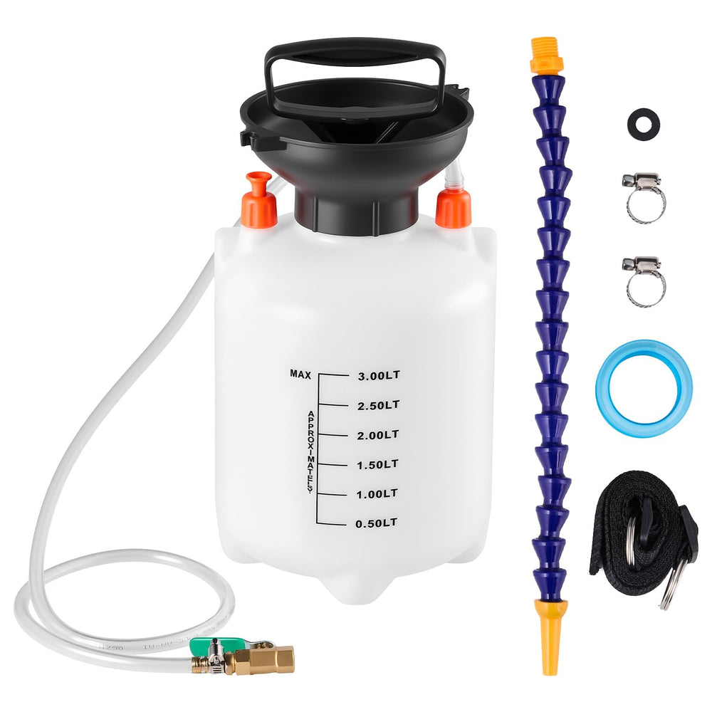 VEVOR transmission pump with wide-mouth funnel enables clean transfers
