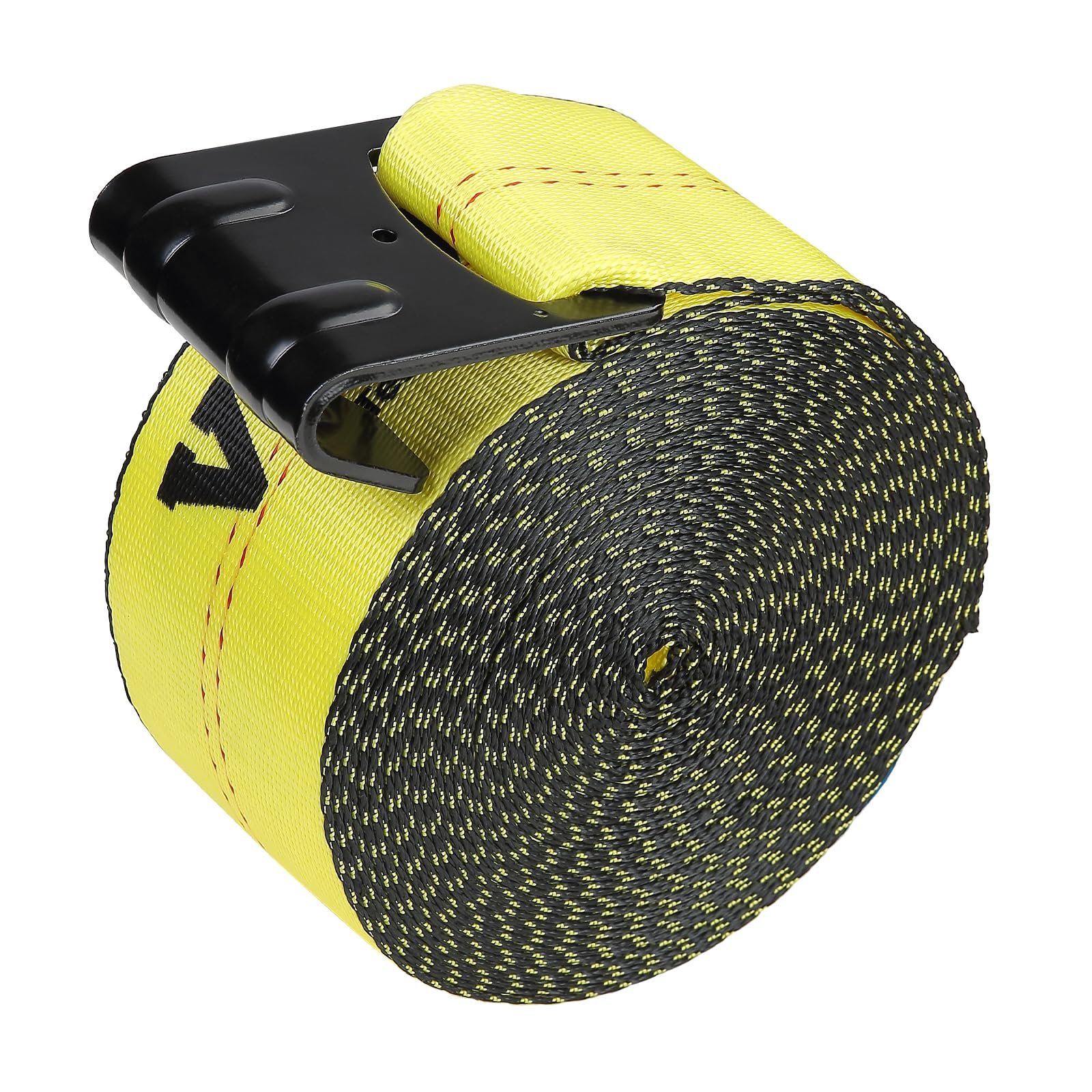 VEVOR truck straps yellow color improves visibility during use.