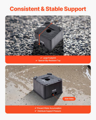VEVOR universal jack blocks fit round and square legs for versatile use