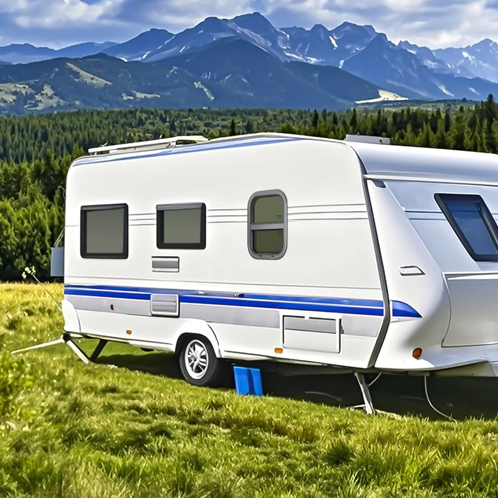 VEVOR vertical RV window drainage holes prevent water pooling.