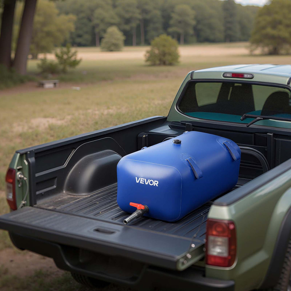 VEVOR portable bladder folds flat for easy transport