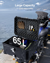 VEVOR weatherproof top case protecting items from rain and dust