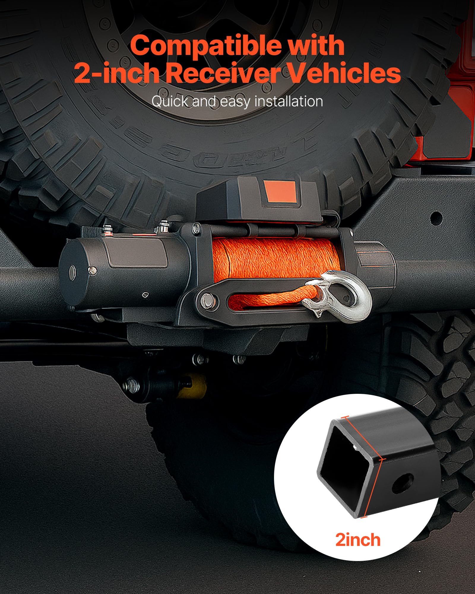 VEVOR powder-coated steel provides durable, rust-resistant construction