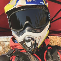 VEWOE ATV goggles wind protection and clear visibility during rough terrain