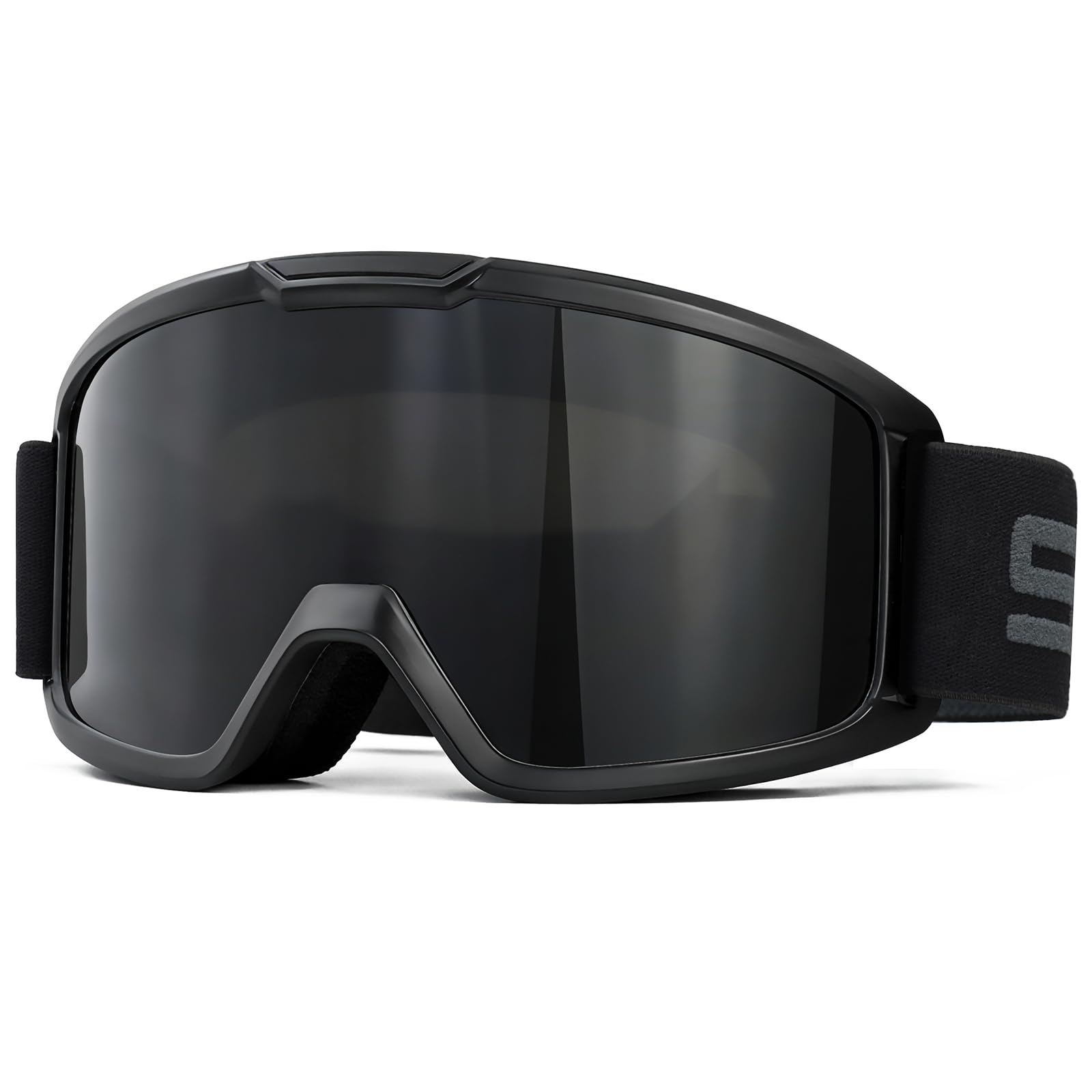 VEWOE dirt bike goggles angled view offering reliable eye protection for off-road rides