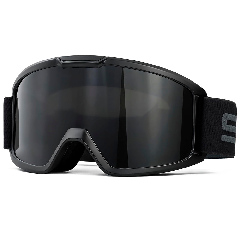VEWOE dirt bike goggles angled view offering reliable eye protection for off-road rides