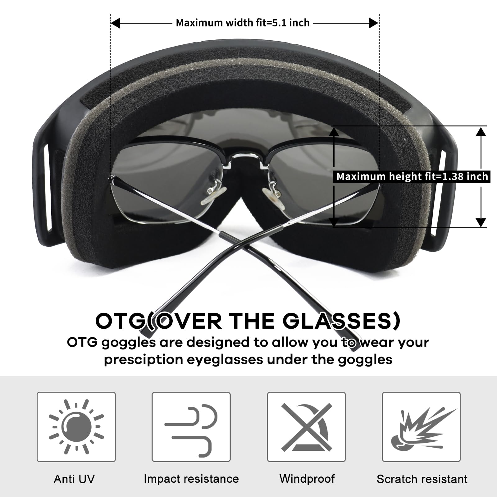 VEWOE flexible TPU frame stays secure and comfortable on rough trails