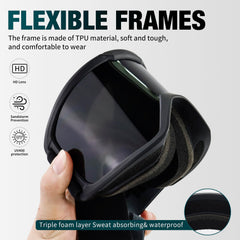 VEWOE OTG goggles over glasses fit for prescription eyewear under ride