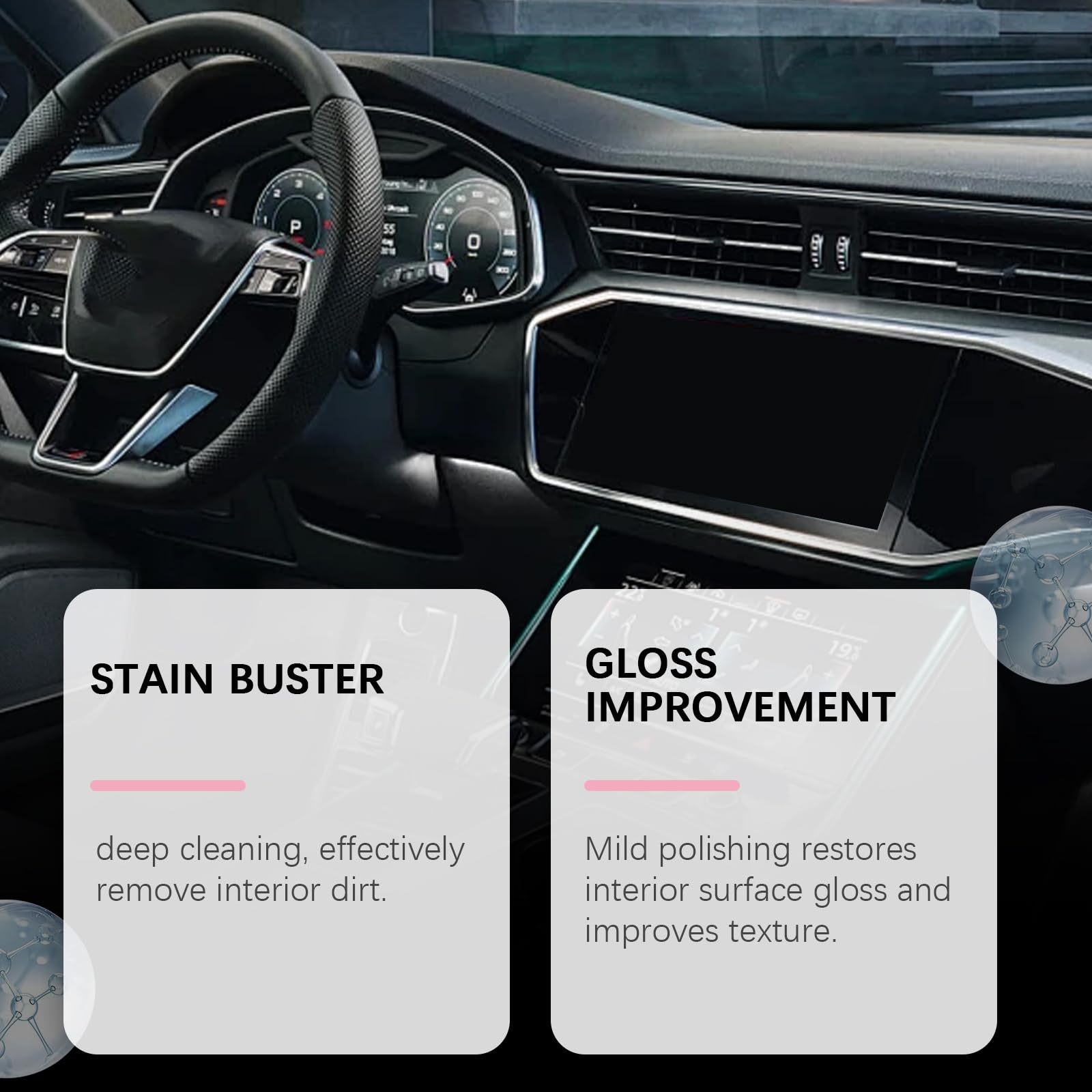Vexoilux detailer spray 100ml bottle delivers quick touch-ups on dashboards and trims
