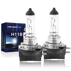 VEXONEYE H11B headlight bulb pair for balanced night driving and safety