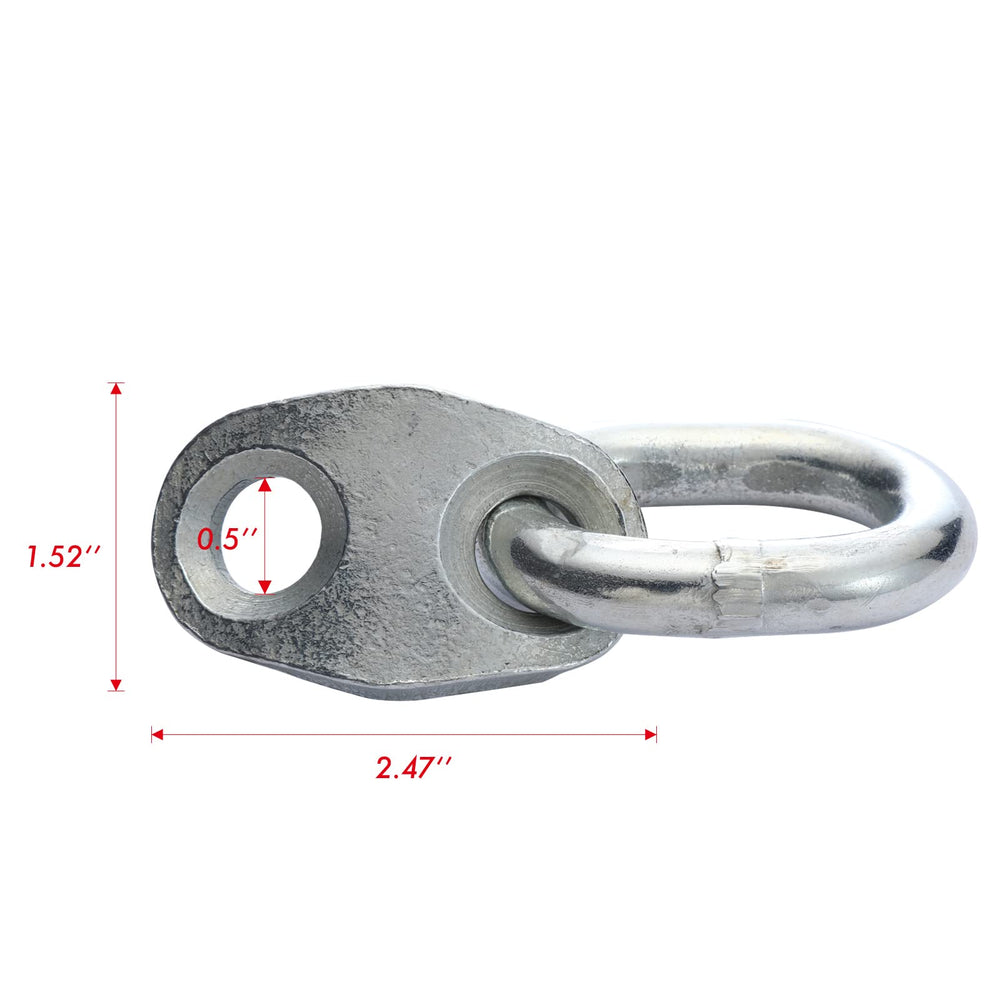 VEXPLO half-inch loop eyelet enables easy sling threading for lifts
