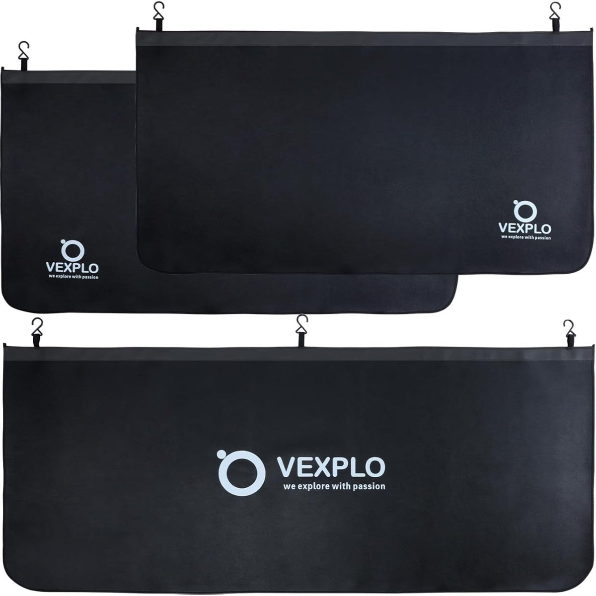 Vexplo thick magnetic fender covers 3pc pack keeps tools secure with strong magnets.