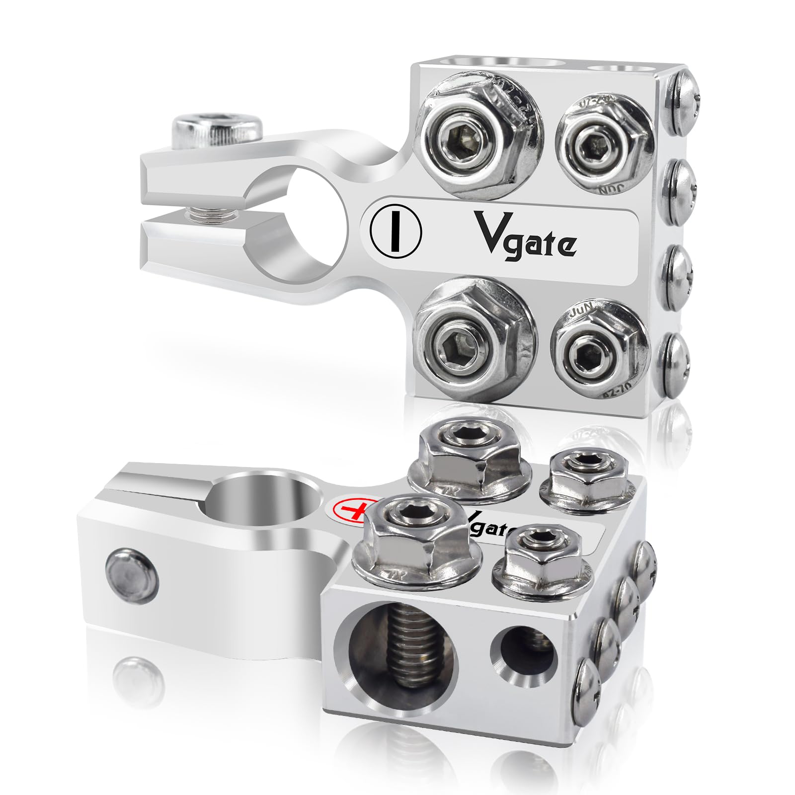 Vgate 12-way terminal with hole holders for secure connections