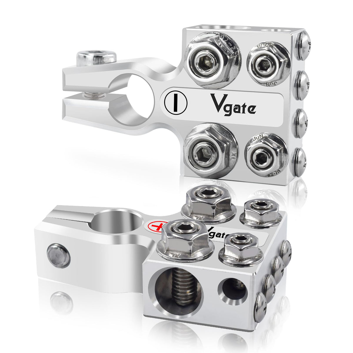 Vgate 12-way terminal with hole holders for secure connections