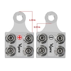 Compact Vgate 8-Way block designed for tight spaces and easy installation.