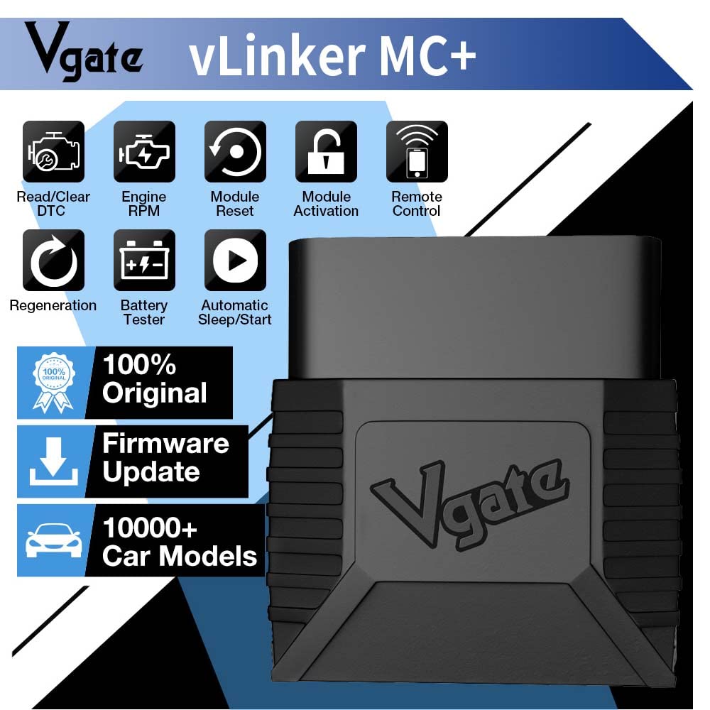 Vgate vLinker MC+ dash usage during driving sessions.